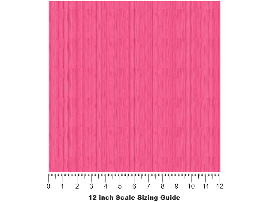 Flamingo Wood Plank Vinyl Film Pattern Size 12 inch Scale~Rwraps Flamingo Wood Plank Sizing Chart~3