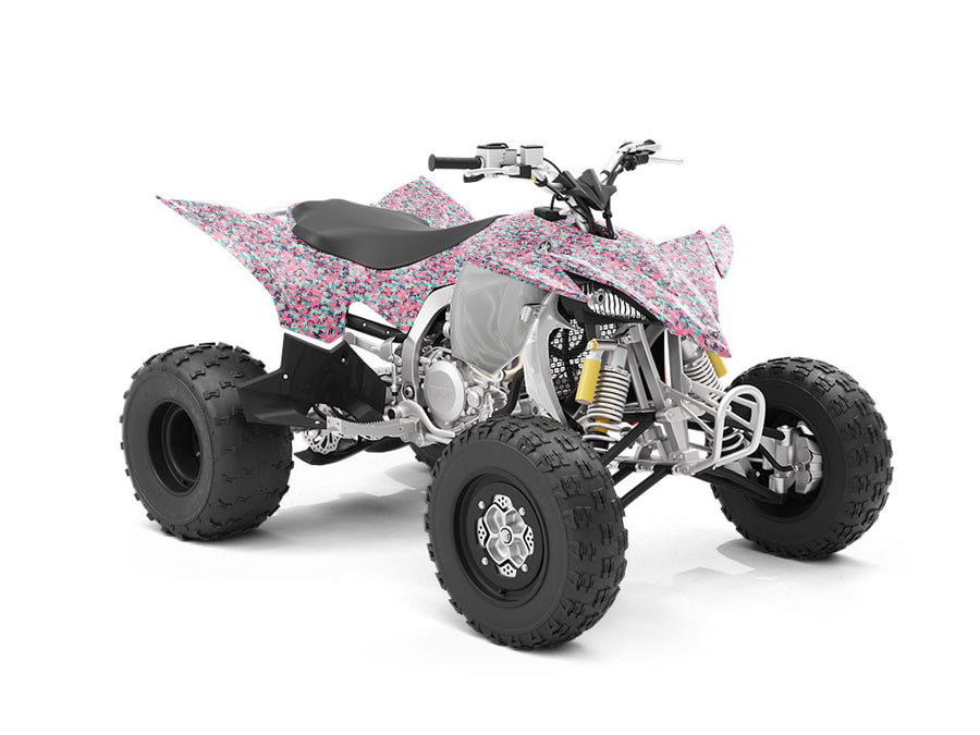 Flamingo Puzzle Camouflage ATV Wrapping Vinyl