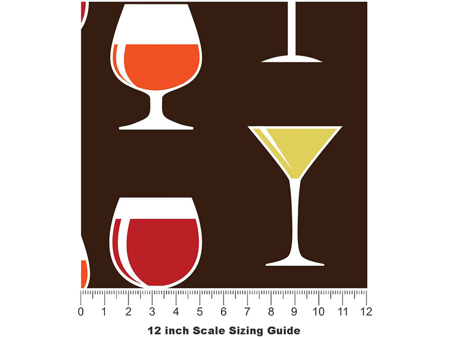 Flavor Palette Alcohol Vinyl Film Pattern Size 12 inch Scale~Rwraps Flavor Palette Alcohol Sizing Chart~2