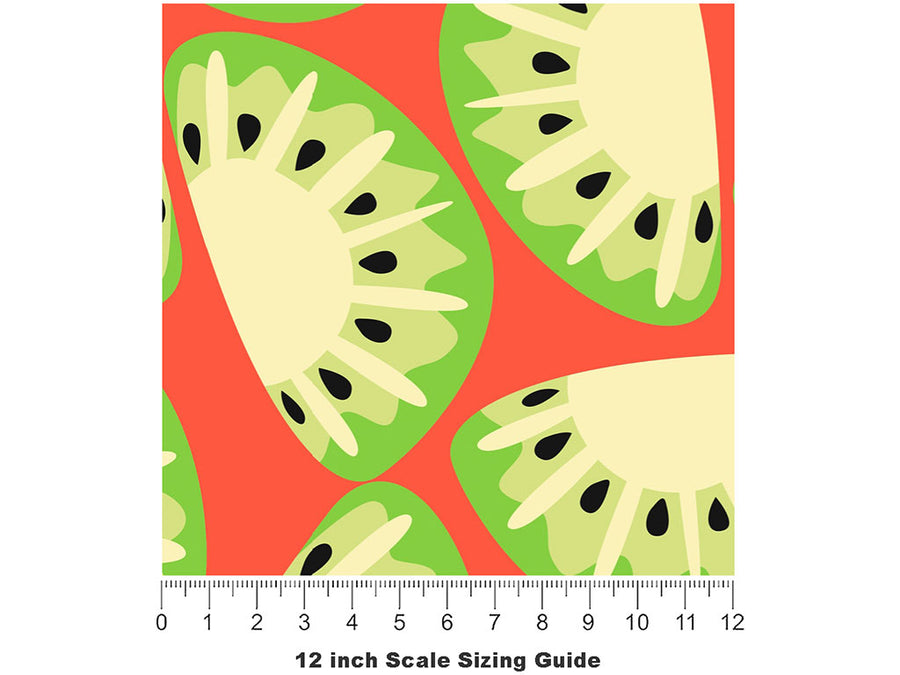 Flavorful Flowercloud Fruit Vinyl Film Pattern Size 12 inch Scale~Rwraps Flavorful Flowercloud Fruit Sizing Chart~2