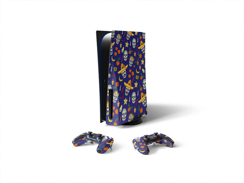 flavorful offerings day of the dead Sony PS5 DIY Skin