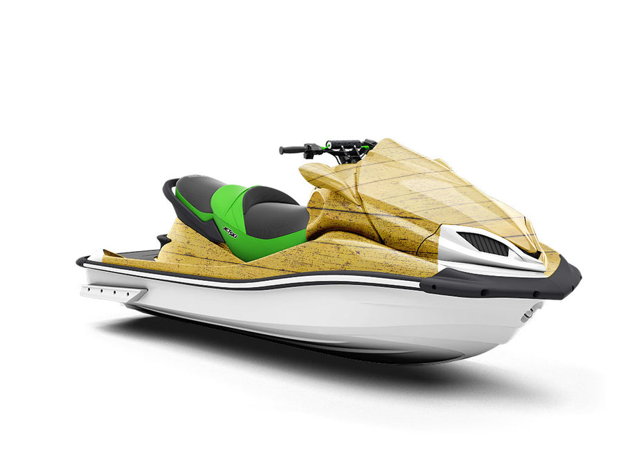 Flax Wood Plank Jet Ski Vinyl Customized Wrap
