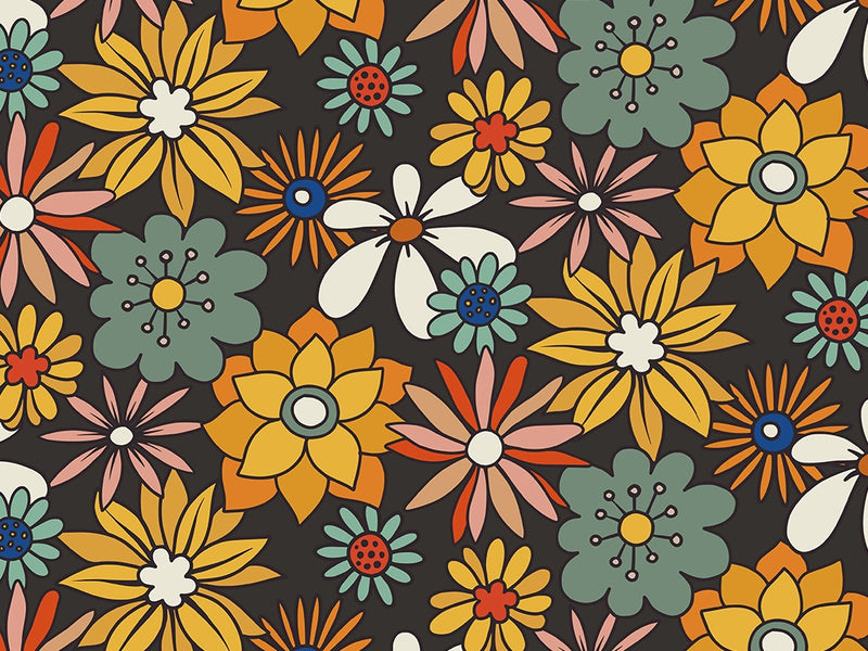 Fleetwood Music Retro Vinyl Wrap Pattern~Rwraps Series 914 Digitally Printed Vinyl Wrap~0