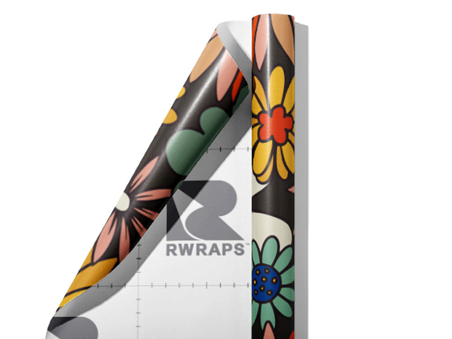 Fleetwood Music Retro Wrap Film Sheets~Rwraps Series 914 Fleetwood Music Retro Scrolled Sheet~3