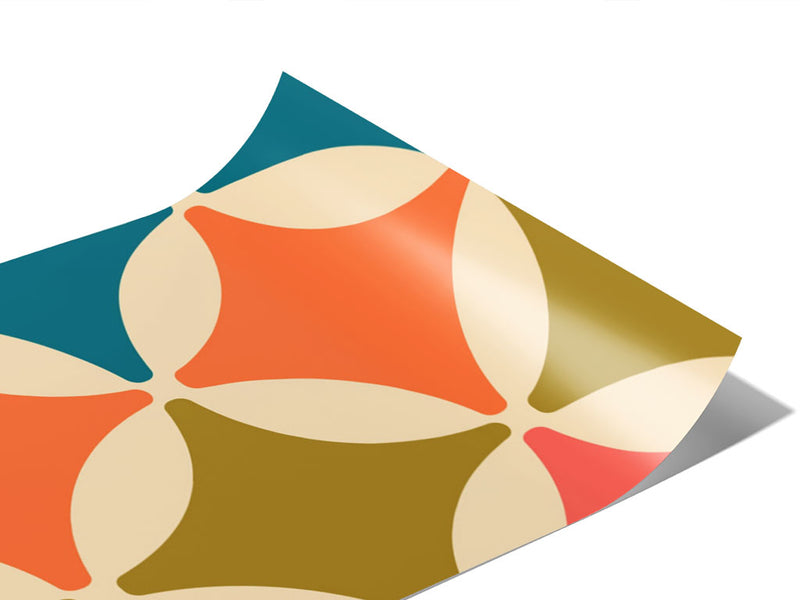 Flipped Wig Retro Vinyl Wraps~Rwraps Series 914 Digitally Printed Vinyl Wrap~0