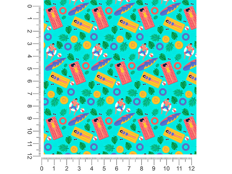 float on summertime 1ft x 1ft Craft Sheets