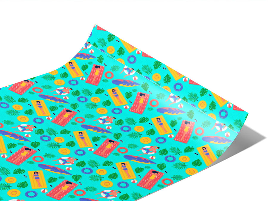 Float On Summertime Vinyl Wraps~Rwraps Series 914 Digitally Printed Vinyl Wrap~0