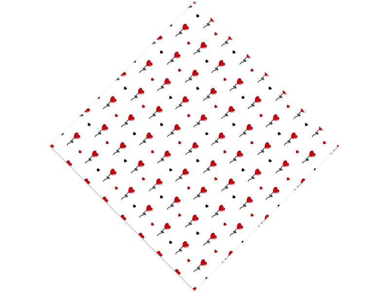 Floating Above Heart Vinyl Wrap Pattern