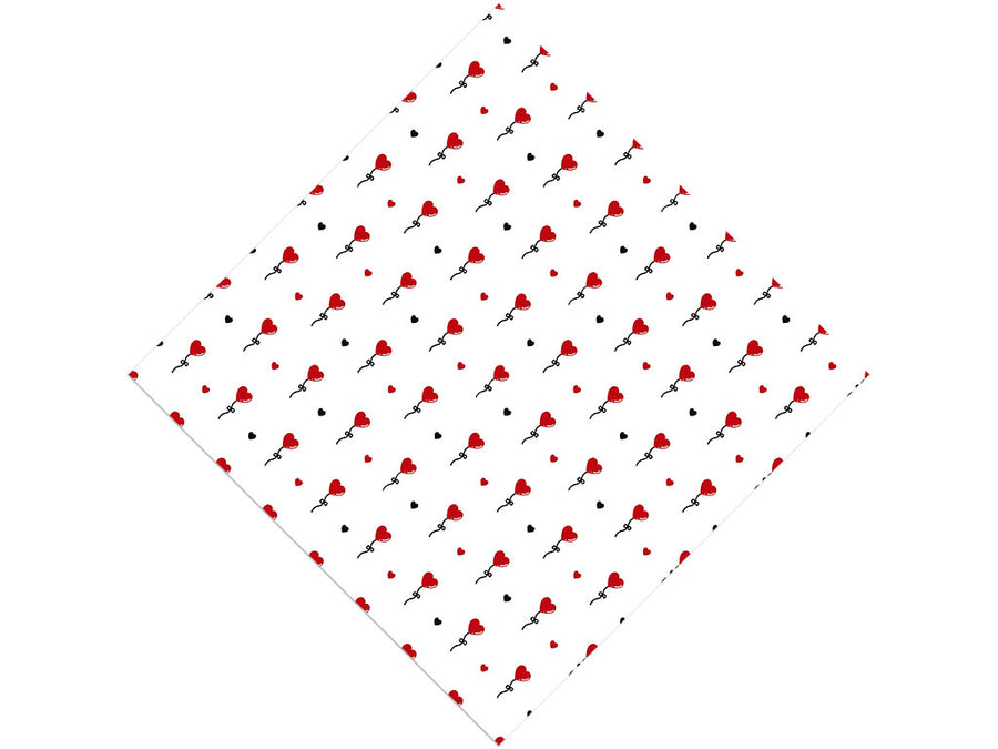 Floating Above Heart Vinyl Wrap Pattern