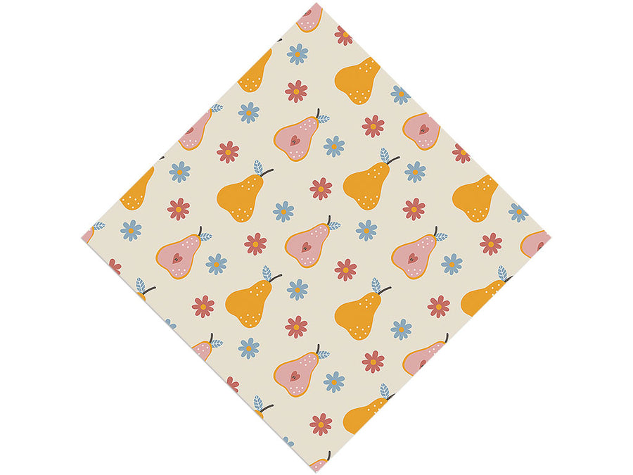 Floral Ambrosia Fruit Vinyl Wrap Pattern
