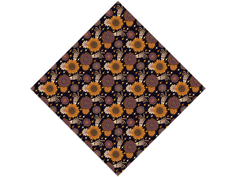 Floral Fingers Halloween Vinyl Wrap Pattern