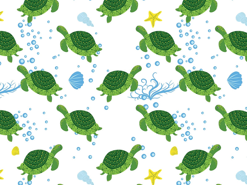 Floral Shells Marine Life Vinyl Wrap Pattern~Rwraps Series 914 Digitally Printed Vinyl Wrap~0