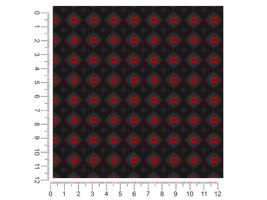 floral temptation gothic 1ft x 1ft Craft Sheets