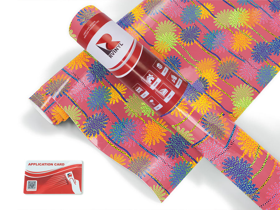 florida heat polka dot Craft Vinyl Roll