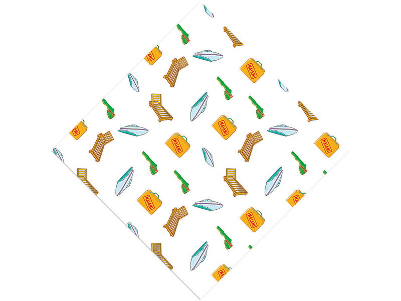 Florida Vacation Americana Vinyl Wrap Pattern