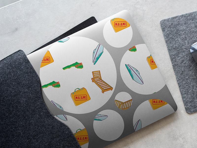 florida vacation DIY Laptop Stickers