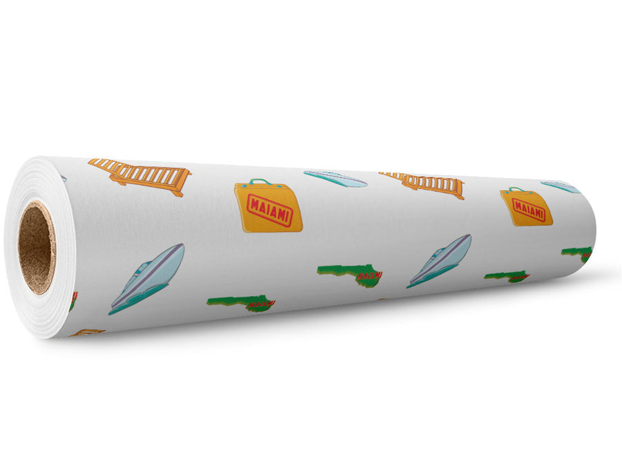 Florida Vacation Americana Wrap Film Wholesale Roll~Rwraps Series 914 Digitally Printed Vinyl Roll~5