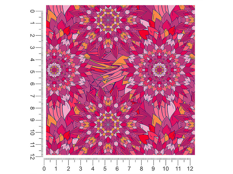 flower ball floral 1ft x 1ft Craft Sheets