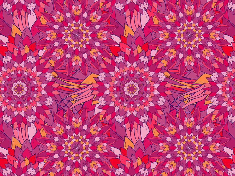 Flower Ball Floral Vinyl Wrap Pattern~Rwraps Series 914 Digitally Printed Vinyl Wrap~0