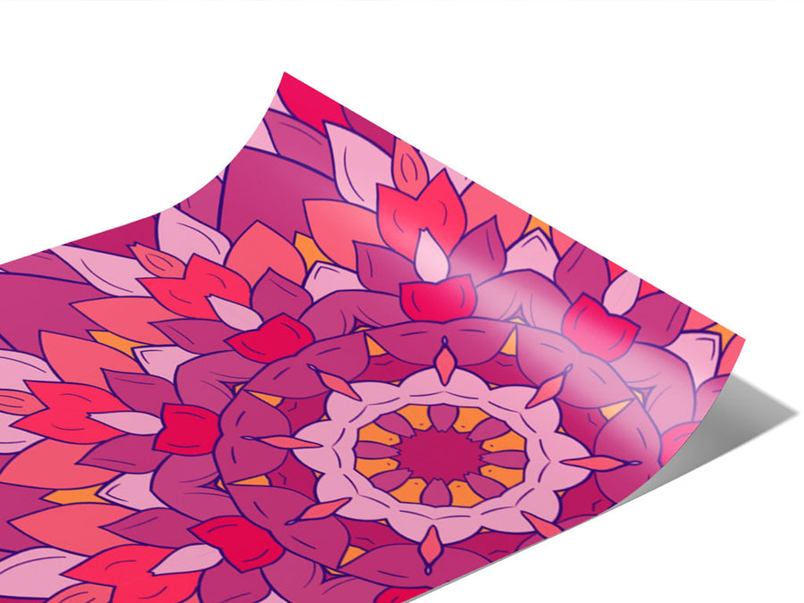 Flower Ball Floral Vinyl Wraps~Rwraps Series 914 Digitally Printed Vinyl Wrap~0