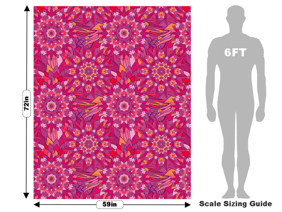 Flower Ball Floral Vehicle Wrap Scale~Rwraps Series 914 Flower Ball Floral Measurements~1