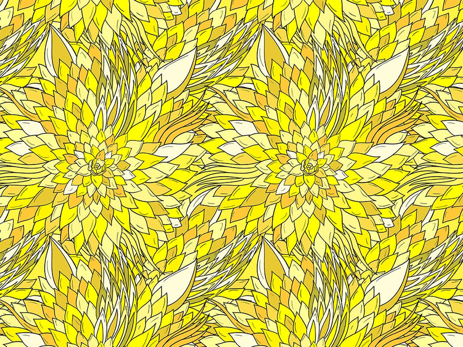 Flower Talk Floral Vinyl Wrap Pattern~Rwraps Series 914 Digitally Printed Vinyl Wrap~0