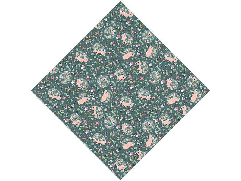 Flowery Friends Animal Vinyl Wrap Pattern
