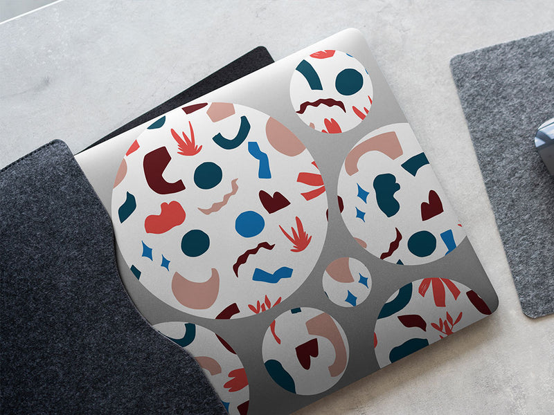flowing blouse abstract geometric DIY Laptop Stickers