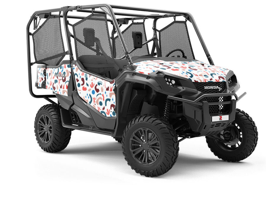 Flowing Blouse Abstract Utility Vehicle Vinyl Wrap