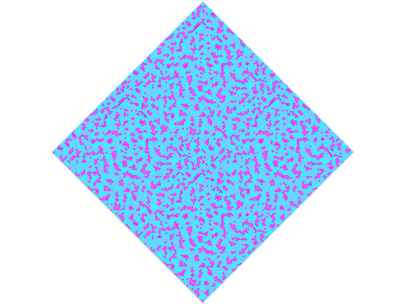 Fluorescent Explosion Pixel Vinyl Wrap Pattern