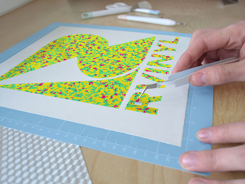 fluorescent signage pixel Easy Weed Craft Vinyl