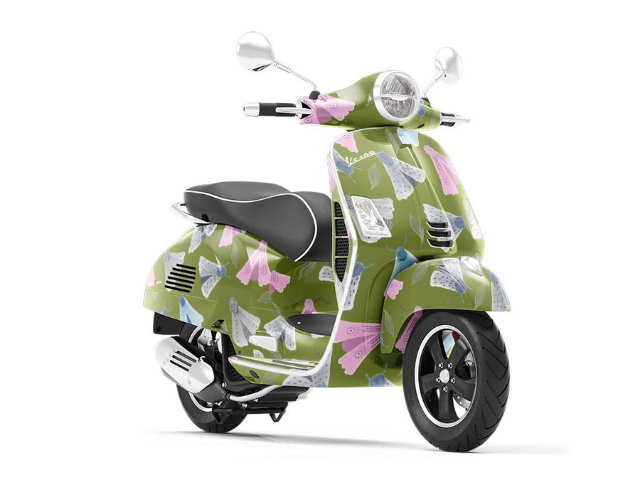 Flutter Along Bug Vespa Scooter Wrap Film
