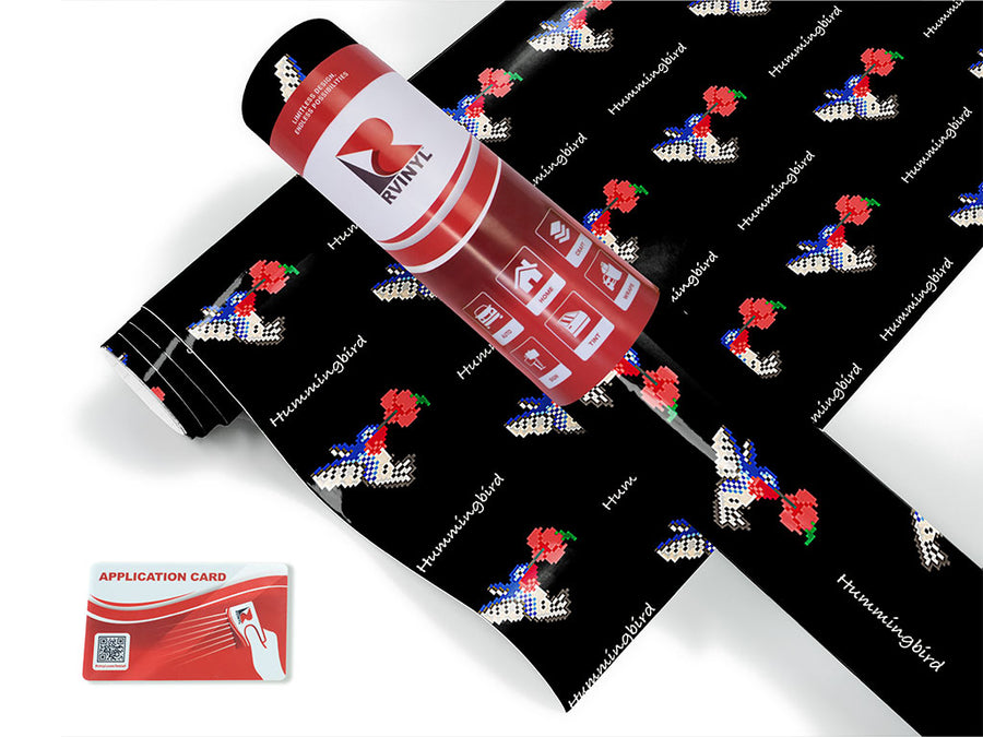 fluttering pixels bird Craft Vinyl Roll
