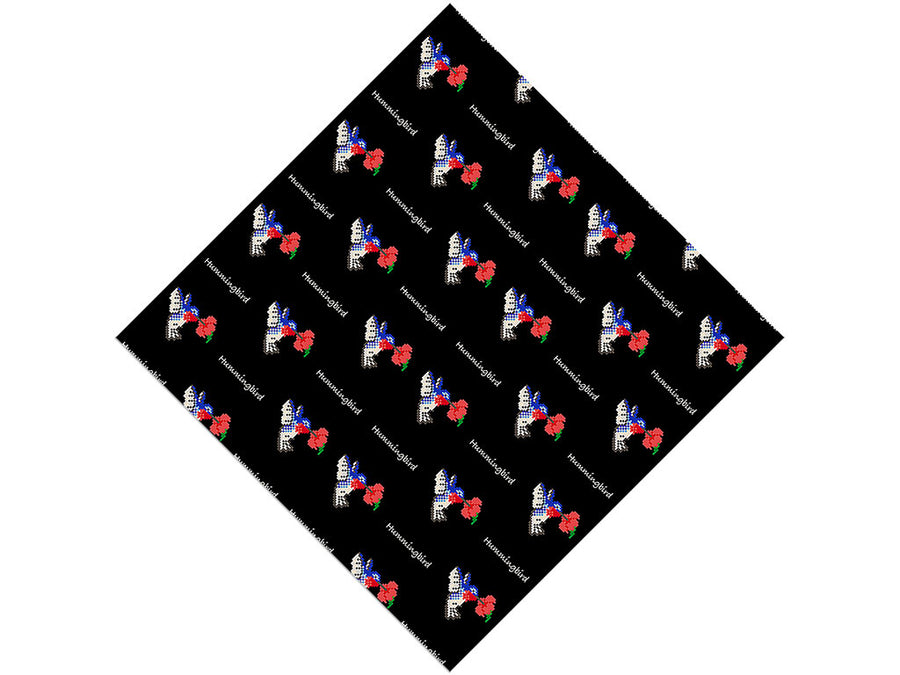 Fluttering Pixels Birds Vinyl Wrap Pattern