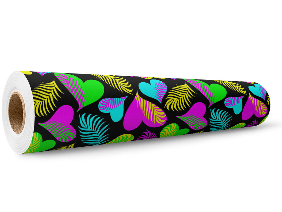 Fly High Heart Wrap Film Wholesale Roll~Rwraps Series 914 Digitally Printed Vinyl Roll~5