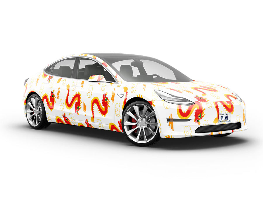 Flying Fun Fantasy Vehicle Vinyl Wrap