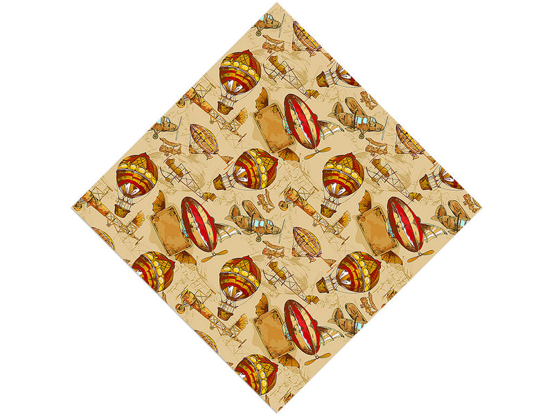 Flying Machines Steampunk Vinyl Wrap Pattern