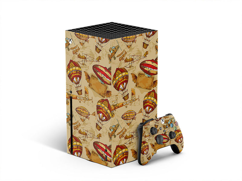 flying machines steampunk XBOX DIY Decal