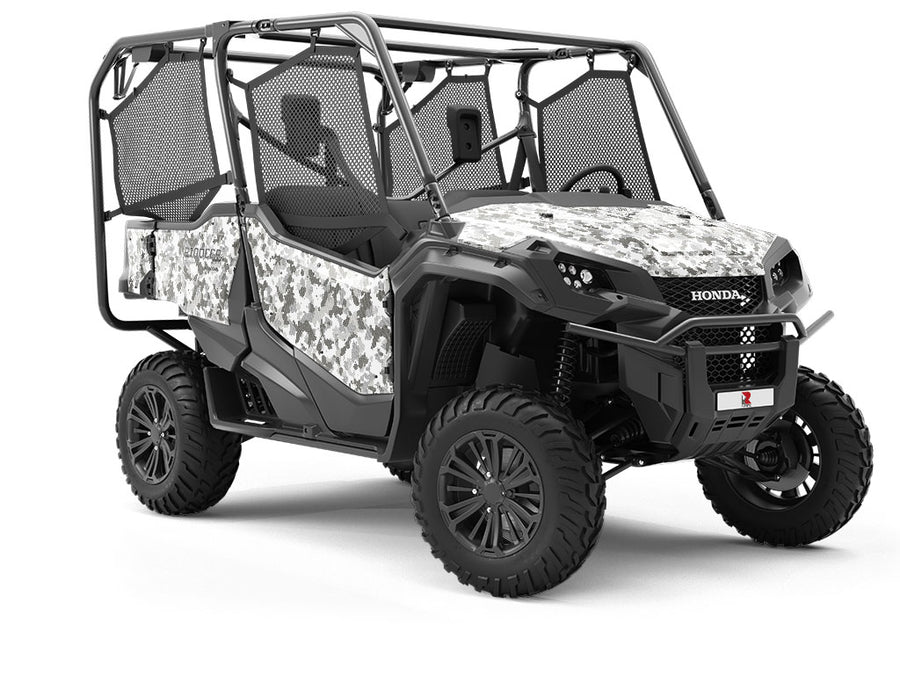 Foggy Woodland Camouflage Utility Vehicle Vinyl Wrap