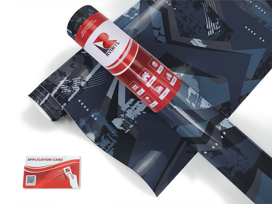 folded jeans abstract geometric Craft Vinyl Roll