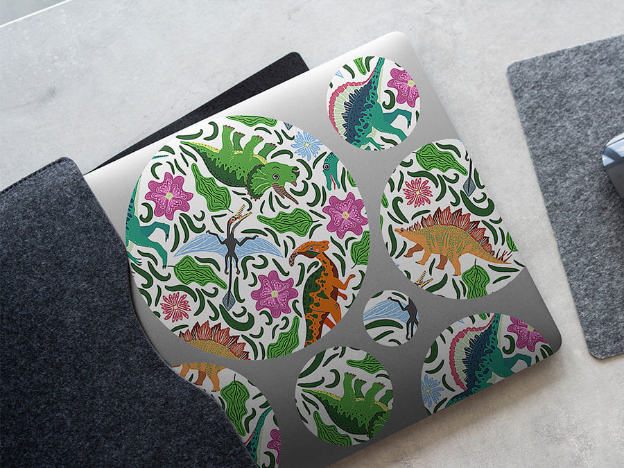 food chain dinosaur DIY Laptop Stickers