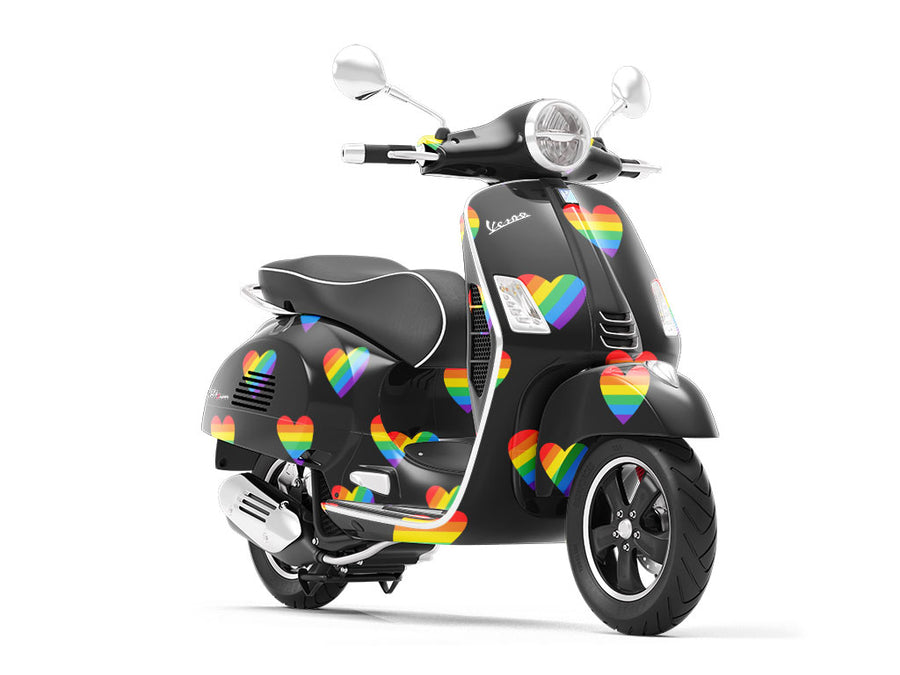 Food of Love Heart Vespa Scooter Wrap Film