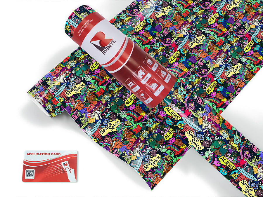 foolish paradise graffiti Craft Vinyl Roll