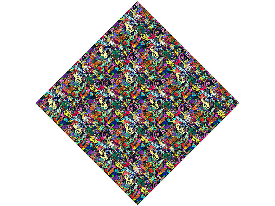 Foolish Paradise Graffiti Vinyl Wrap Pattern