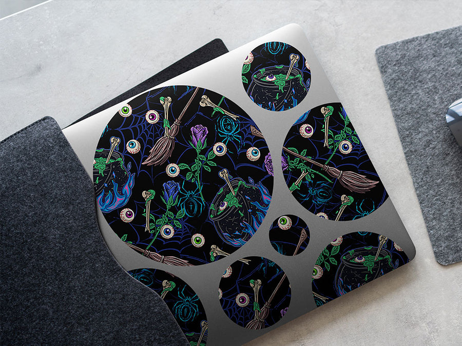 forbidden bog horror DIY Laptop Stickers