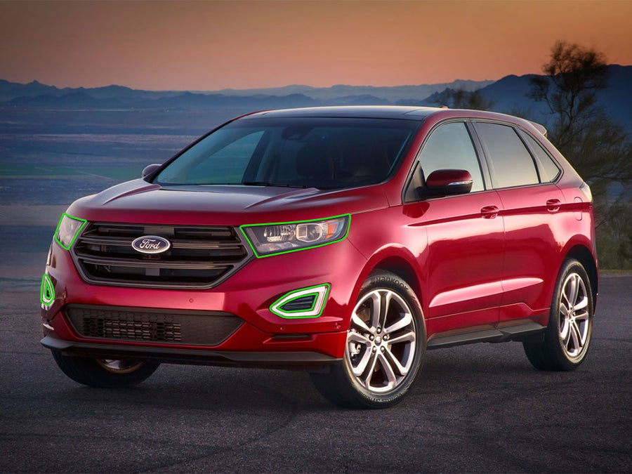 ford edge 2015-2018 Headlight Protection Installation Location