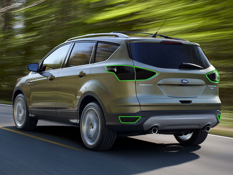 escape Tail Light Tint Installation Points
