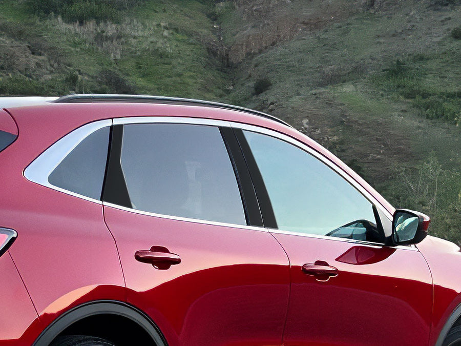 ford escape 2020-2022 keyless entry Matte Black Pillar Cover Diagram