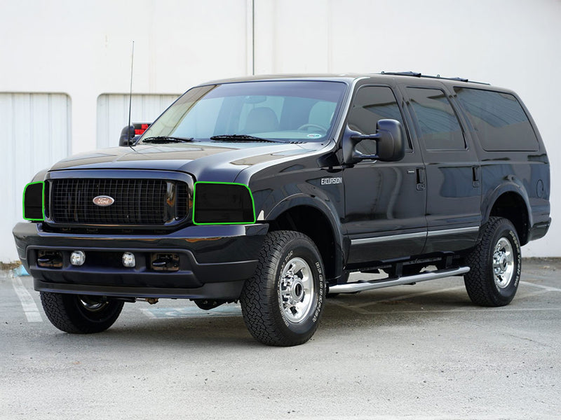 ford excursion 2000-2004 Headlight Tint Location