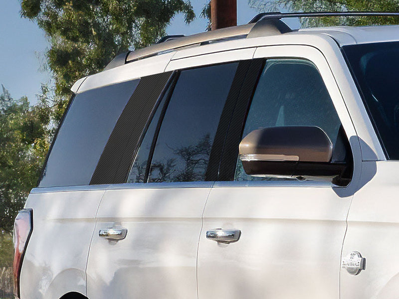 ford expedition 2018-2024 Carbon Fiber Pillar Cover Diagram